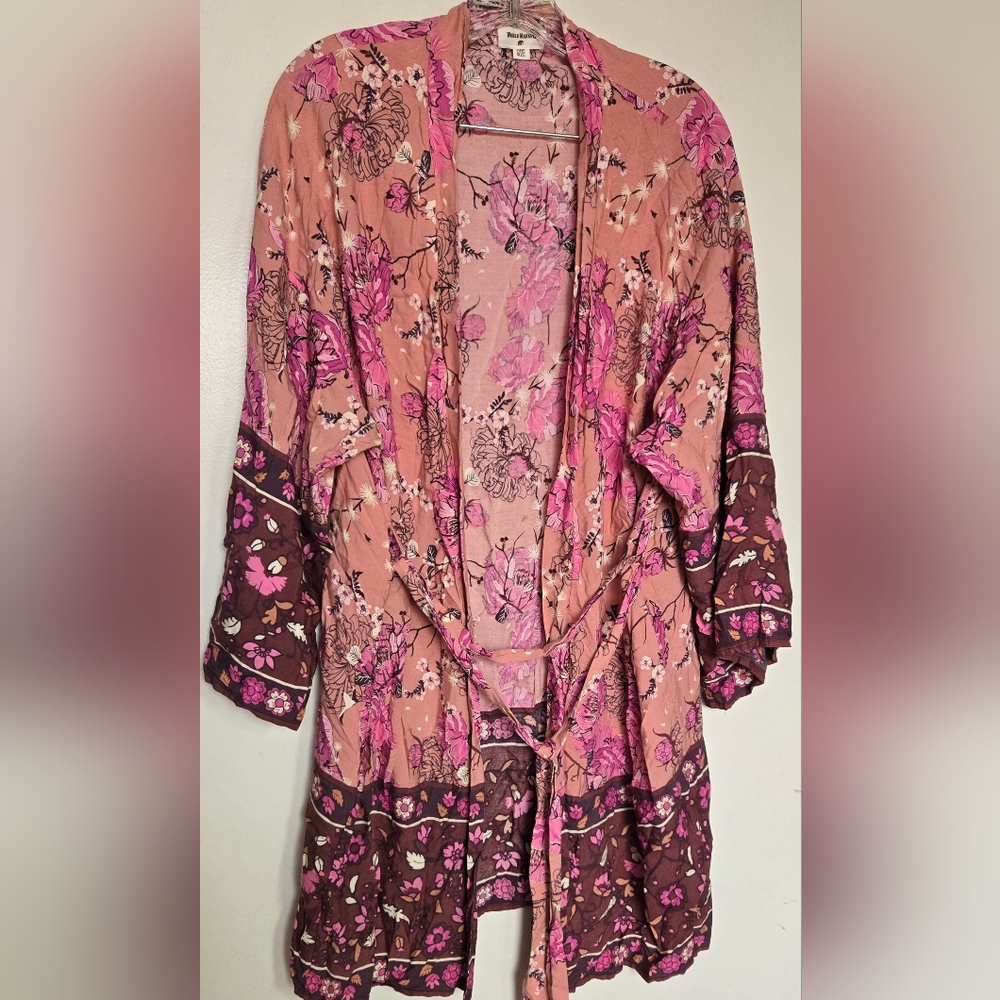 Floral Print Robe - Picture 2 of 3
